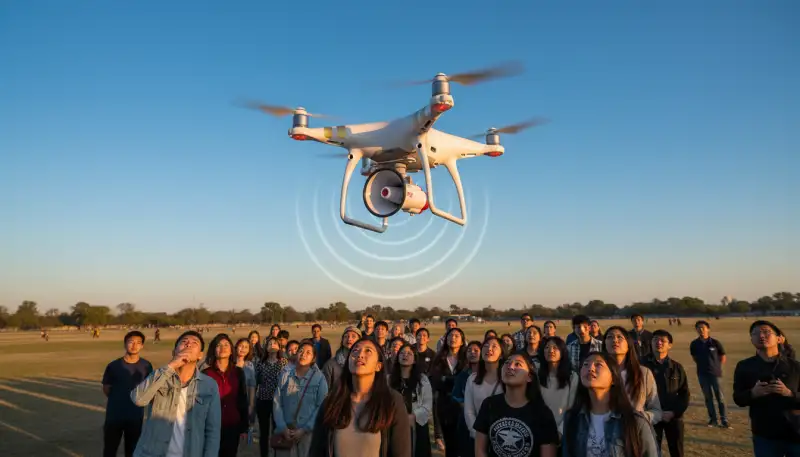 Drohnen Lautsprecher: Kommunikation neu gedacht