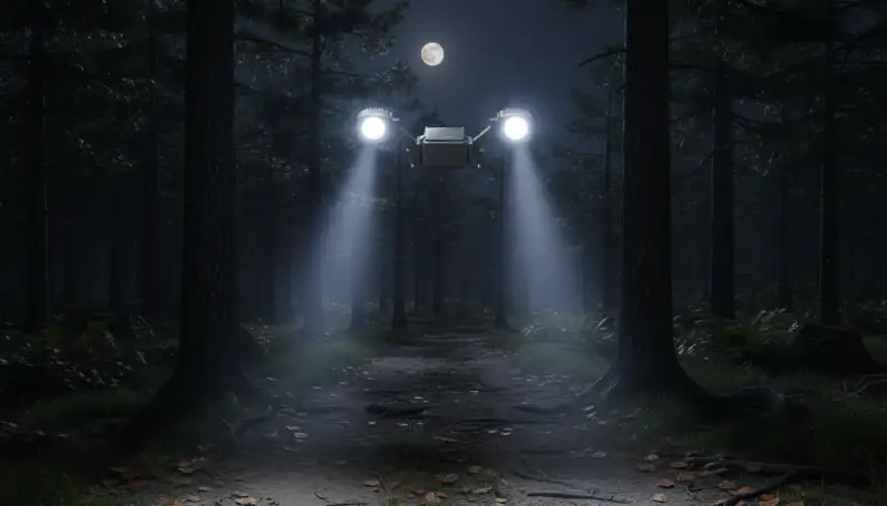 Drohnen Scheinwerfer: Die Nacht erhellen