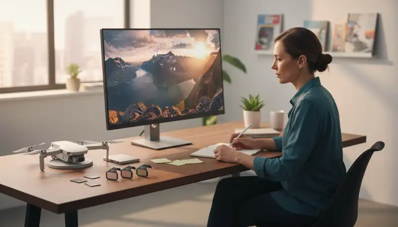 Drohnenaufnahmen optimal für Videoschnitt vorbereiten