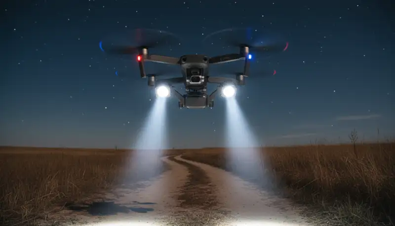Nachtflug-Beleuchtung für Drohnen