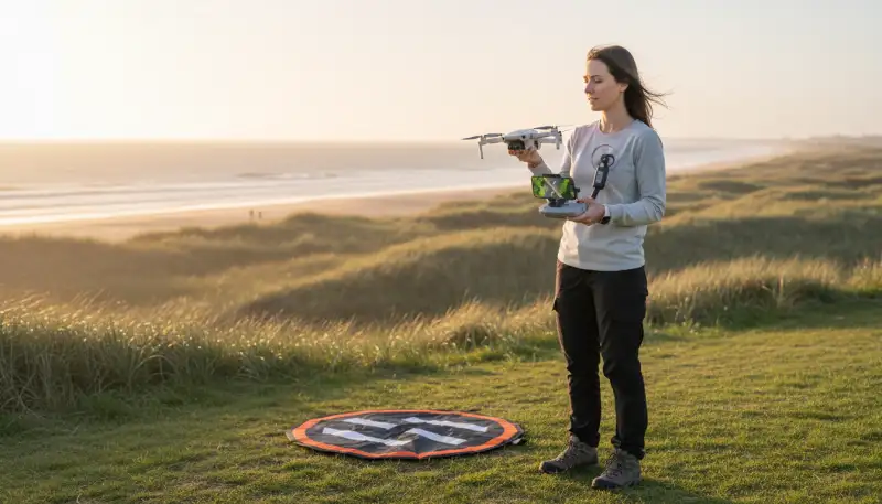 Sicher Fliegen bei Wind