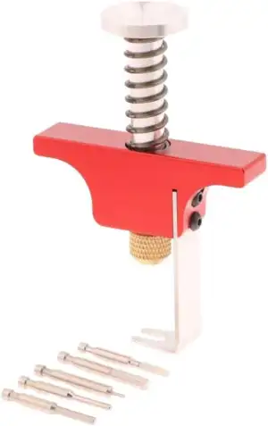 Propeller-Abzieher, Aluminiumlegierung, Entfernungswerkzeug-Set mit Auswerferstiften für Defender 16 20 Air65 Air75 RC FPV BetaFPV Racing Requisiten, leichtes Design und mehrere (rot)