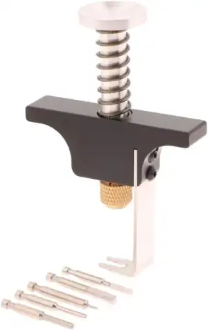 Propeller-Abzieher-Werkzeug-Set für Mini-RC-FPV-Renndrohnen mit Aluminiumlegierung und 5 Auswerferstiften, kompatibel mit BetaFPV Air65 Air75 (schwarz)