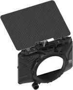 FOTGA Mini Matte Box Leicht Clamp-On Mattebox mit Carbon Fiber Top Flag für Spiegellose DSLR Kamera Kompatibel mit 4x4 4x5.65 67mm/72mm/77mm/82mm Filtern (Starter Version)