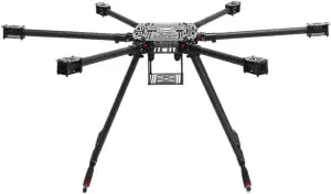ZD850 PRO Vollcarbon-Rahmenbausatz mit nicht einklappbarem Landegestell und faltbarem Arm, kompatibel FPV-Hexacoptern(850 PRO V2)