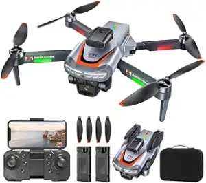 Drohne mit Kamera 4K, Lokalisierung des Lichtstroms in der Schwebe, 360°-Hindernisvermeidungskopf...