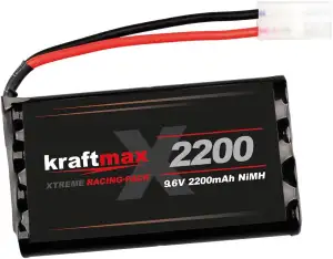 Kraftmax Akku Racing-Pack mit Tamiya Stecker - 9,6V / 2200mAh (min 2000 mAh) NiM