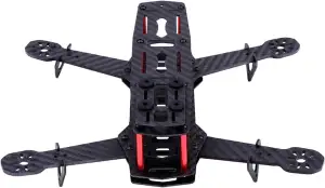 Quadcopter FPV Frame, 250MM Carbon Fiber Aircraft Drone Kit für QAV250 Quadcopters & Multirotors (2 Typen, Kohlefaser)