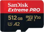 SanDisk Extreme PRO microSDXC UHS-I Speicherkarte 512 GB + Adapter & RescuePRO Deluxe (Für Smartphones, Actionkameras oder Drohnen, A2, Class 10, V30, U3, 200 MB/s Übertragung)