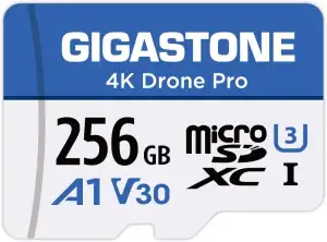GIGASTONE MicroSD-Karte 256 GB, 4K Drohne Pro, MicroSDXC für Wyze Cam, Sicherhei