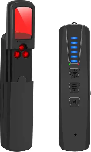 Wanzen Detektor, Wanzenfinder Versteckte Kamera Finder RF Signal Bug Detector An