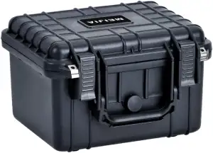 MEIJIA Wasserdichter Hartschalen-Kamerakoffer,Verstellbar anpassbare Schaumstoff