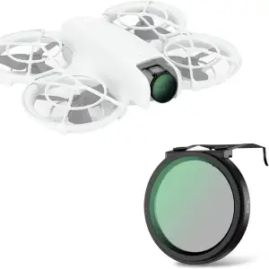 JJC CPL Polarisationsfilter Kompatibel mit DJI NEO, Mehrfach Beschichteter Zirkular-Polarisationsfilter mit Reinigungstuch und Filter-Schutzhülle, Tragbares NEO Drohnen-Zubehör
