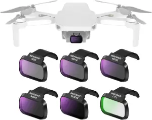NEEWER 6er Pack ND CPL Filter Kompatibel mit DJI Mini 4K/2/Mavic/SE/2 SE, Drohne
