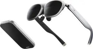 Rokid AR Spatial Silbern, AR-Brille mit dreifachem Display für räumliches Comput