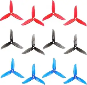 12pcs 5045 3-Blatt Propeller, 5Zoll Tri Blade Props für 2204 2205 2206-2306 Brushless Motoren FPV...