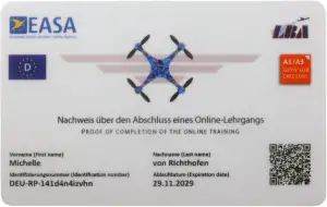 Roboterwerk Drohnenführerschein - Ihr EU-Kompetenznachweis A1/A3 und Drohnenführ
