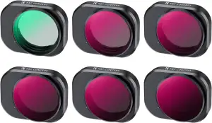 K&F Concept Mini 4 Pro Bright Day ND/PL,CPL Filter,6 Stück CPL, ND4&PL,ND8&PL,ND