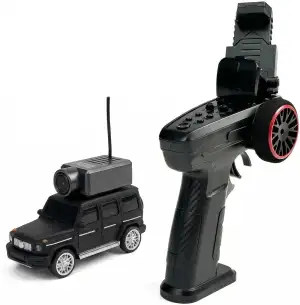 Bewinner Mini-RC-Auto mit HD FPV Kamera, 1/64 Fernbedienungs Drift Auto mit Umge