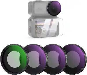 NEEWER ND Filter Set Kompatibel mit DJI Osmo Nano (ND8/16/32/CPL), 4er Pack, auf
