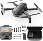 Holy Stone HS360S Drohne mit 4K Kamera und GPS, 5G WiFi Bildübertragung, 3KM Reichweite, Follow Me, Auto-Rückkehr, 20 Min Flugzeit, faltbar, unter 249g, für Anfänger & Erwachsene, C0