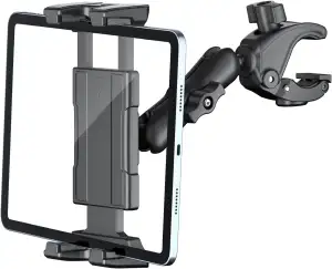 OHLPRO Laufband Tablet iPad Halter, Tablet Halterung für Mikrofonständer, Fahrra