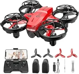 Holy Stone HS420 Mini Drohne mit HD 1080P Einstellbarer Kamera,mit 2 Steuerungsm