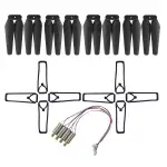 8PCS propeller+8PCS Schutzhülle+4PCS Motor passend für E88 E88PRO E88MAX E525 E99 E99PRO P1 P5PRO...