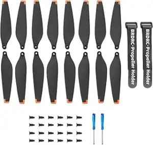 8 Stück Propeller für Mini 3, Leicht geräuscharm Stabiler Schnellspanner Propellerblatt Ersatzpro...