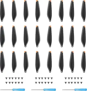 24Pcs Mini 3 Propeller Ersatzpropeller Blätter Geräuscharm Flügel Luftschrauben 