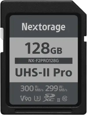 Nextorage SD Karte 128GB UHS-II SDXC, japanische speicherkarte datenspeicher SD 
