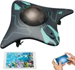 Underwater Drone with Camera, Rc Boat Waterproof Mini Equipped with WiFi, Wasserspielzeug mit High Definition Kamera & LED Lichter, Hochgeschwindigkeits Wasser Raumschiff, Fernsteuerboot