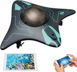 Underwater Drone with Camera, Rc Boat Waterproof Mini Equipped with WiFi, Wasser