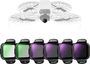 NEEWER ND/CPL Filter Zubehör Set kompatibel mit DJI Flip Drone (6er Pack), ND8/P