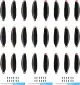 Propeller für DJI Mini 4K, 2/ 2SE, 24Pcs Ersatzpropeller Blätter Geräuscharm 4726FM Luftschrauben...