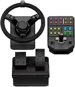 Logitech G Saitek Farm Sim Controller, Farming Simulator Bundle bestehend aus Lenkrad, Steuerkons...