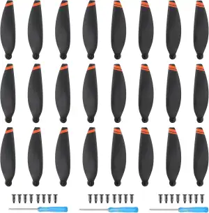 24 Stück Mini 2 Propeller Ersatzpropeller Blätter Geräuscharm Flügel Luftschrauben für DJI Mini 2 Geräuscharm 4726F, Schrauben & Schraubendreher SE Drohnenzubehör für DJI Mini 2k