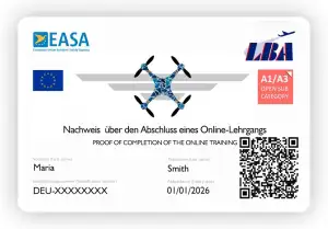 Drohnenführerschein nach LBA-Vorgaben - EU-Kompetenznachweis A1/A3 und A2 in Sch