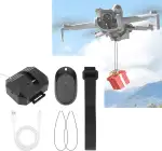 Universaler Drohnen-Nutzlast-Tropfspender für DJI FLIP/AIR 3S/Mavic 3 Pro – Luftzustellungs-Abwurfvorrichtung mit 500 g Kapazität, ferngesteuerte Auslösung, Typ-C-Ladung, einfache Montage für