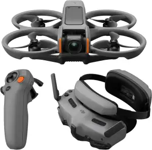 DJI Avata 2 Fly More Combo (1 Akku), FPV-Drohne mit 4K-Kamera, mit Propellerschu