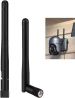 2 Stück WLAN Antenne Dualband 2,4 GHz 5 GHz 5,8GHz, WiFi Antenne 3dBi MIMO RP-SMA Stecker für WLAN Router Mini PCIe Karte USB Adapter IP Kamera Videoüberwachung FPV Drohne Bluetooth Sicherheitsmonitor