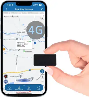 TKMARS GPS Mini Tracker 4G TK901, Klein GPS Finder mit Magnet Echtzeit Versteckt