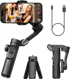 AOCHUAN Phone Gimbal Stabilizer 3-Achsen Smartphone faltbar Gimbal für iPhone Gi