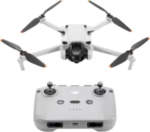 DJI Mini 3 Drohne – Ultraleichte Faltbare 4K HDR Video Kameradrohne unter 249g, 38 min Flugzeit, Echte Vertikalaufnahmen, 3-Achsen-Gimbal, 10 km HD-Videoübertragung, Windresistent, Autom. Rückkehr, C0