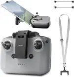 FPVtosky Demontage Tablet Halterung für DJI Mini 5/4/3 Pro/Mini 4K/2 SE/Neo 2/Flip, 7-12 Zoll falbare iPad Montage Halterung, beinhaltet Halsband und 2 Kabel für DJI RC-N1/N2/N3