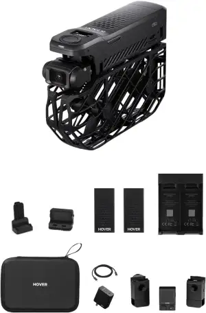 HOVERAir X1 PRO Drohne mit Kamera 4K, Faltbar Action Cam mit über 15 vollautomat