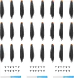 24Pcs Propeller für DJI Mini 4 Pro/ 3 Pro Ersatzpropeller Blätter Geräuscharm Flügel 6030F Luftsc...