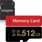 1 Stück Speicherkarte 512GB Mit 1 Stück Karteadapter, High-Speed Memory Karte, Full HD Mini TF Karten, Datenspeicherung und Backup Speicherkarten Für Handy, Kamera, Drohnen，Überwachung
