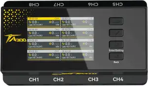 TATTU TA300 Drohnen Ladegerät mit 8 Kanälen, intelligenter Akku Lader für Drone Soccer mit Echtze...