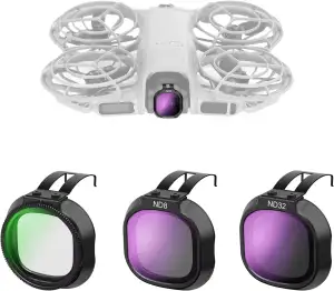 NEEWER CPL + ND Filter Set kompatibel mit DJI NEO 2 nur, 3er Pack Snap On Zubehö